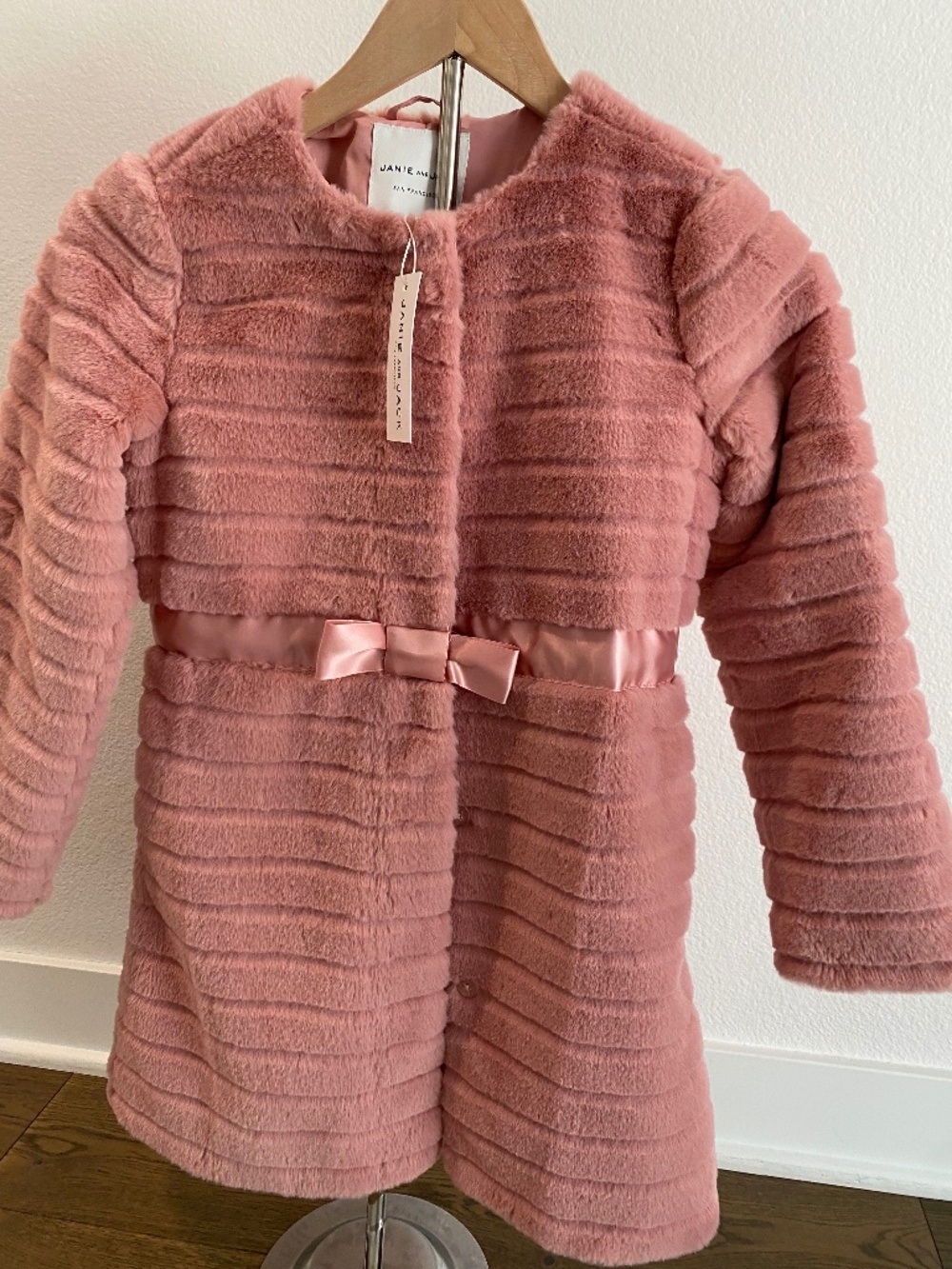 Janie and Jack Faux Fur Mauve Coat - NWT